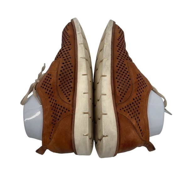 Trask Brown Perforated Lace Up Loafers Size 7 1/2 Women's - Picture 8 of 10